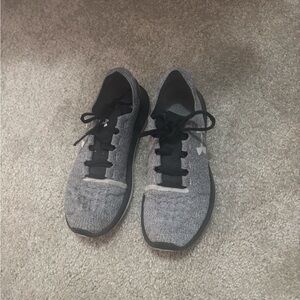 Under Armour Black and Gray Sneakers